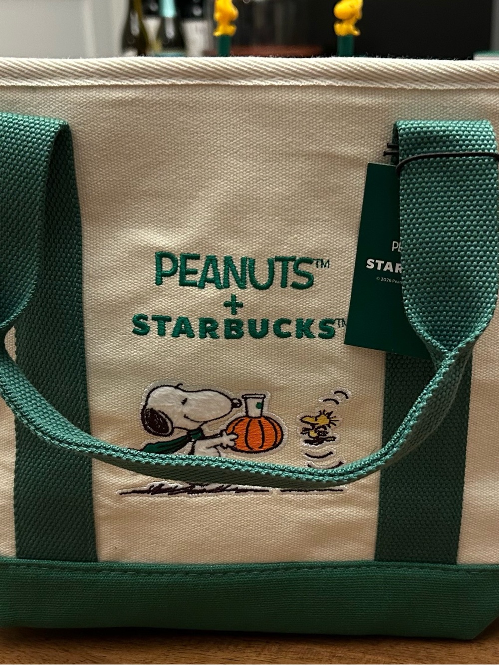 BRAND NEW STARBUCKS x PEANUTS Tote bag
